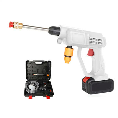 Electric Lithium High Pressure Washer Gun , High Pressure Cleaning Gun